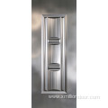 Decorative embossed steel door plate
